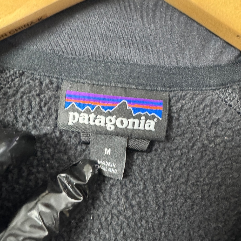Patagonia Women Better Sweater 1/4-Zip Fleece Black Size M Warm Outdoor Pullover - Picture 3 of 8